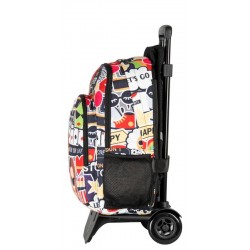 Mochila Junior con Trolley Don't Stop Perona 58362