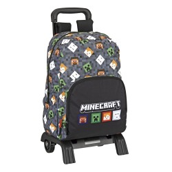 Mochila Junior Portaordenador con Trolley Minecraft TNT Perona 59064